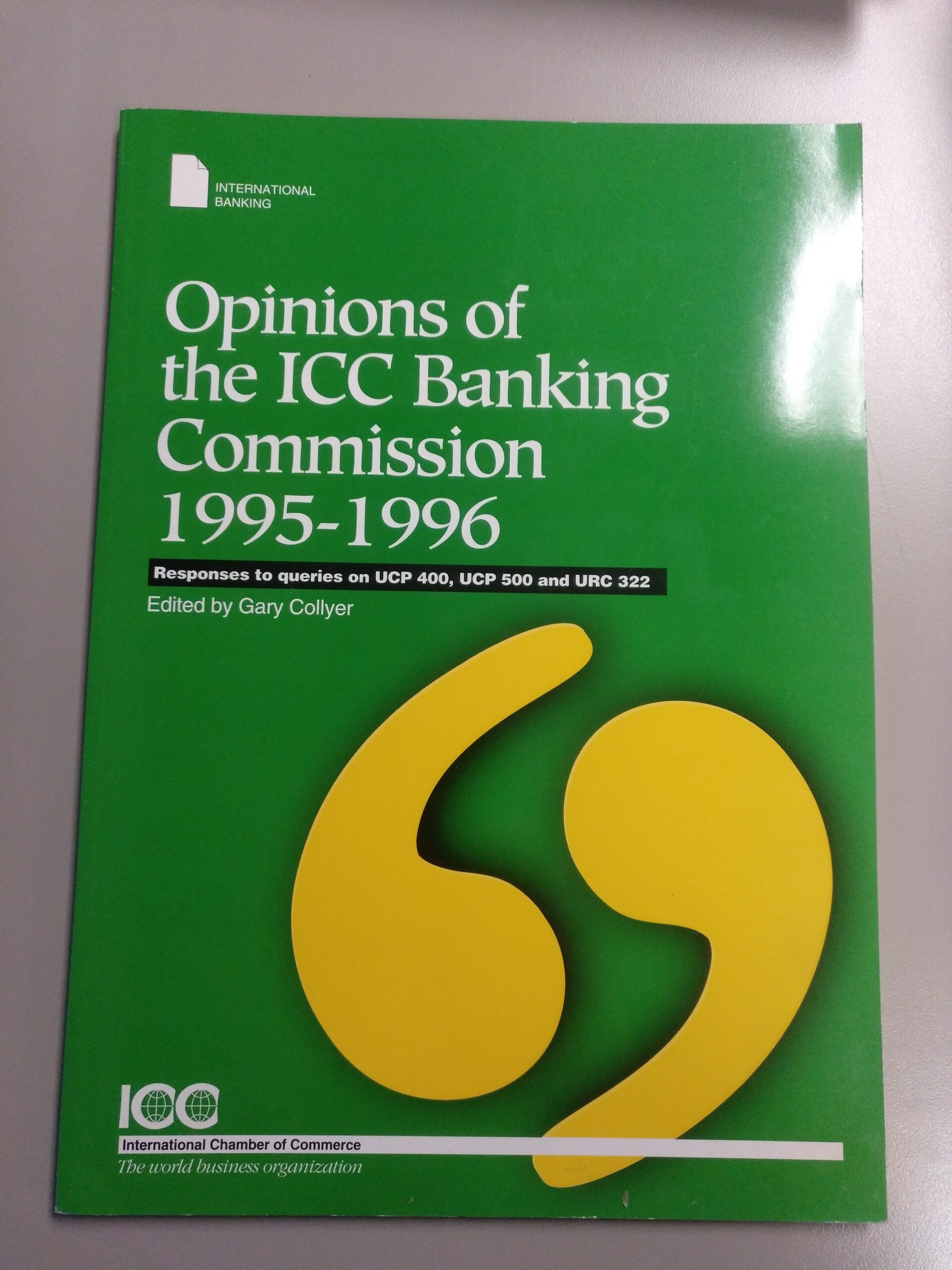 Opinions ICC Banking Commission 1995-1996 Pub.565